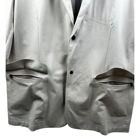 Ministry of Supply Aviator Jacket Mens Large Performance Travel Blazer Beige - Picture 7 of 12